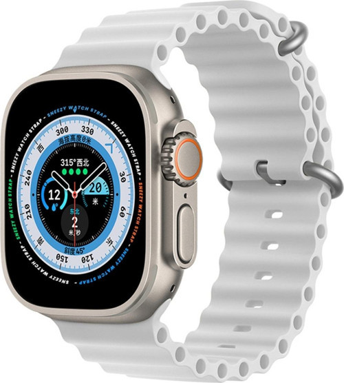 Watch 49Mm Ultra Seri Uyumlu Seaflex Ocean Silikon Kordon
