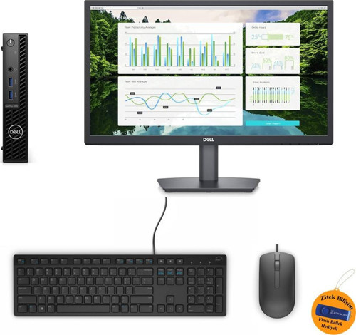 Optiplex 3000mff I3-12100t 16 GB 256 GB SSD Win11 Pro N007O3000MFF_VP_U Zi721 + Zitek 16 GB FB + E2223HN 21.5" Monitör