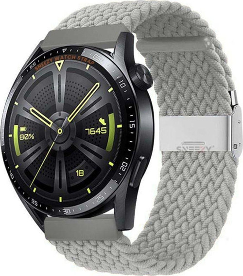 Samsung Galaxy Watch 46Mm R800 Watch 3 45Mm R840 22Mm Uyumlu Metal Klips Solo Fiberlink Örgü Kordon