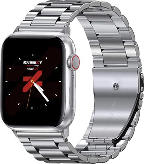 Apple Watch 38Mm 40Mm 41Mm Watch Seri 3 4 5 6 7 Se Uyumlu Ironweft Döküm Çelik Metal Kordon