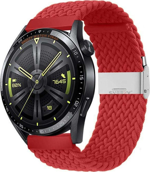 Samsung Galaxy Watch 46Mm R800 Watch 3 45Mm R840 22Mm Uyumlu Metal Klips Solo Fiberlink Örgü Kordon