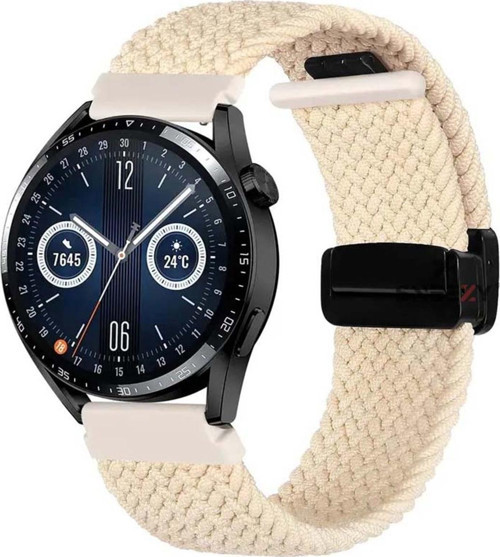 Amazfit Watch Gtr 3 Pro-Gtr 3-Gtr 2E-Gts 2-Gtr 47Mm Fiberlink Manyetik Tokalı Örgü Kordon