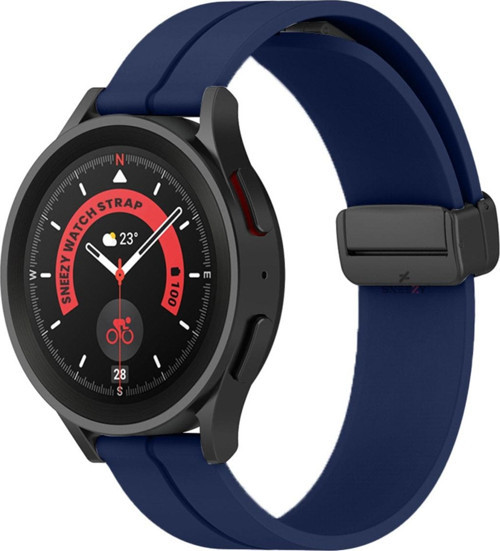 Huawei Watch 3 Elite-Classic 46Mm-Watch 3 Pro 22Mm Uyumlu Coastal Manyetik Tokalı Silikon Kordon
