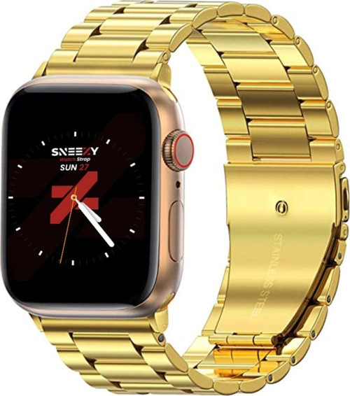 Apple Watch 38Mm 40Mm 41Mm Watch Seri 3 4 5 6 7 Se Uyumlu Ironweft Döküm Çelik Metal Kordon