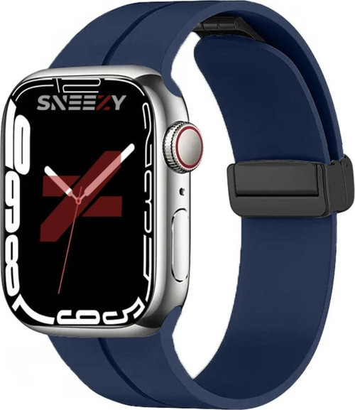 Apple Watch 42Mm 44Mm 45Mm Seri 1 2 3 4 5 6 7 8 Se Uyumlu Coastal Manyetik Tokalı Silikon Kordon