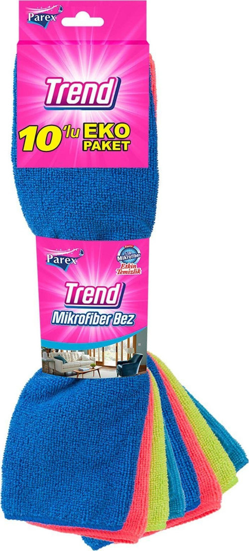 Mikrofiber Trend Temizlik Bezi 10'lu
