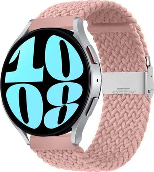 Samsung Galaxy Watch 6 – Classic 40-43-44-47Mm 20Mm Metal Klips Solo Fiberlink Örgü Kordon