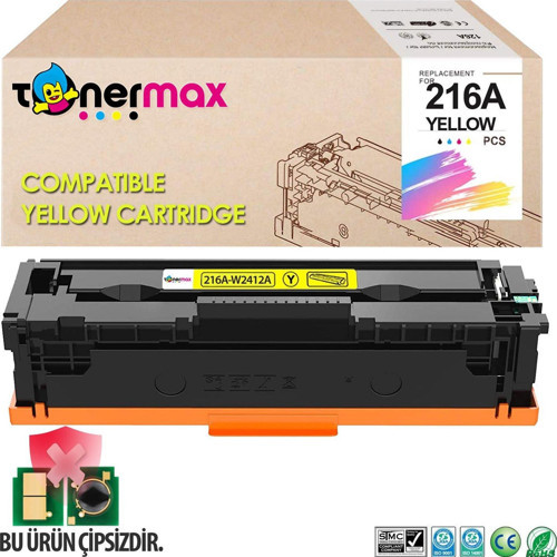 Hp 216A W2412A Sarı Muadil Toner ÇİPSİZ / M155nw / M182n / M183fw