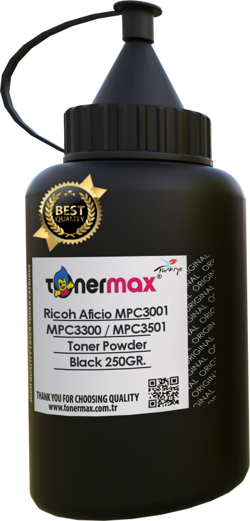 Ricoh Aficio MPC3001 Toner Tozu Siyah/ MPC3300 / MPC3501 Toner Tozu