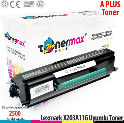 Lexmark X203 / X203n / X204 / X204N A Plus Muadil Toner