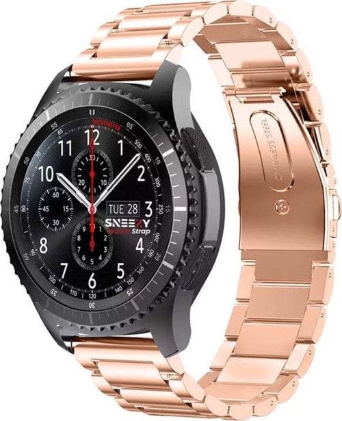 Huawei Watch 3 Elite-Classic 46Mm-Watch 3 Pro-Elite 22Mm Uyumlu Ironweft Döküm Çelik Metal Kordon