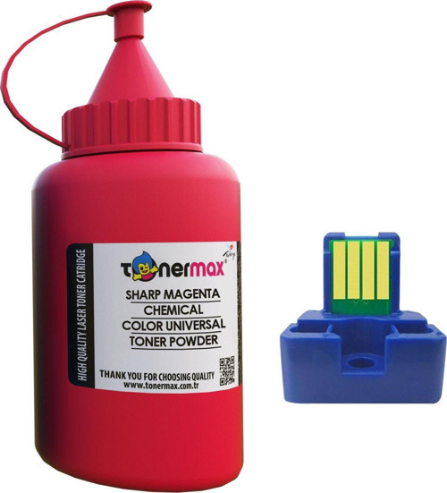 Sharp MX-23GT Kırmızı Toner Tozu ve Çipi Set / MX2310 / MX2314 / MX2614 / MX3111 / MX3114