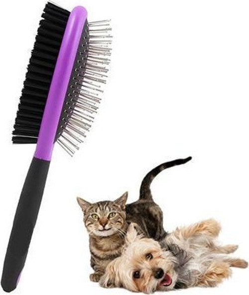 Çok Amaçlı Çift Taraflı Kolay Evcil Hayvan Kedi Köpek Temizleme Pet Fırçası