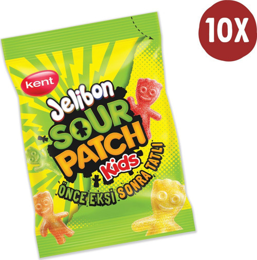 Sour Patch Kids Karışık Meyve Aromalı Şekerleme 160g - 10 Adet