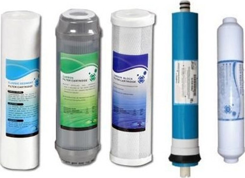 Aqualine Açık Kasa Tech Tecflo Su Arıtma Cihazı Filtre Seti 5 Adet LG Membranlı Çift Carbon Filtreli