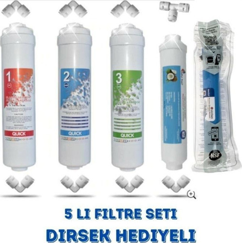 Kapalı Kasa Su Arıtma Cihazı Filtresi 5li Filtre Seti Lg Membranlı