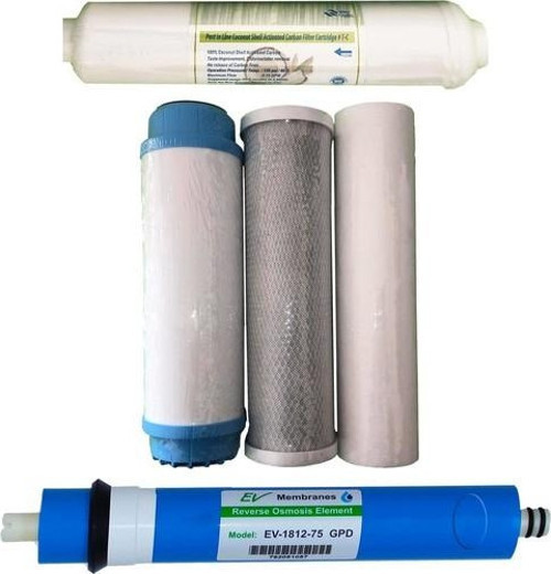 Naturel Ev Membranlı Açık Kasa 5 Aşamalı Su Arıtma Cihazı Filtresi