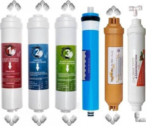 Netsu Kapalı kasa Su Arıtma Cihazı Filtresi,6 lı inline ,çubuklu filtre