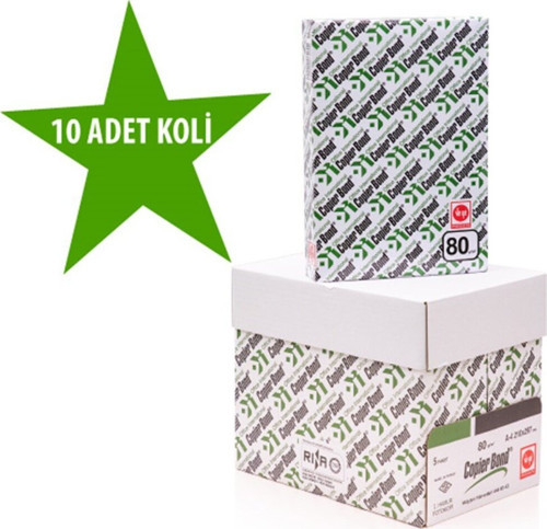 Ve-ge Copier Bond A4 80 G/m² 25.000 Ad. Fotokopi Kağıdı (50'Lİ PAKET) 10 Koli