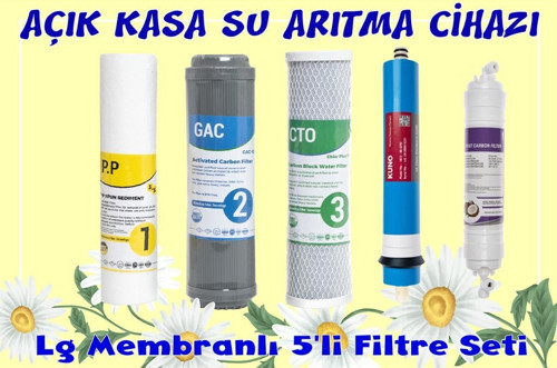 SU ARITMA AÇIK KASA NSF BELGELİ Filtre TAKIMI