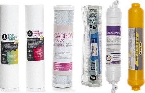 Açık Kasa Su Arıtma Cihazlarına Uyumlu 6'lı Filtre Seti Lg Membranlı