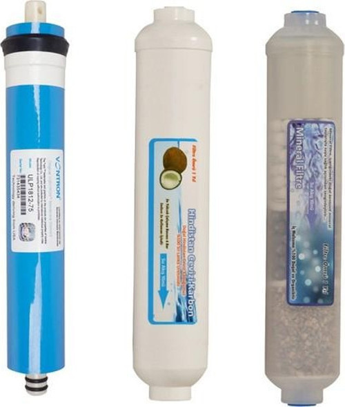 WaterGold Su Arıtma 75GPD Membran, Tatlandırıcı ve Mineral Filtresi