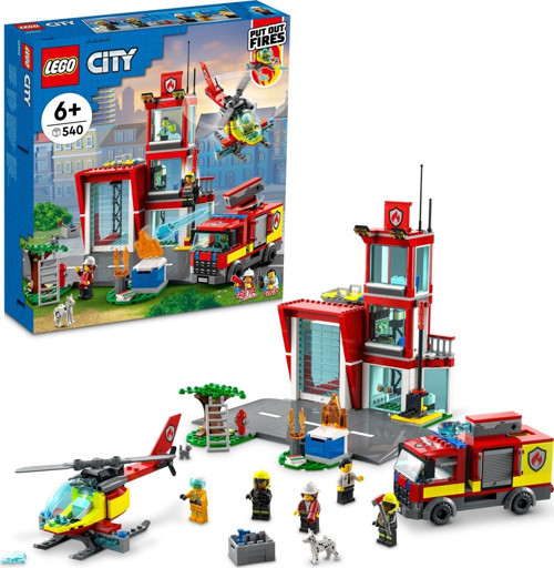 City Oyuncak Fire Station İtfaiye Merkezi 60320 +6 Yaş (540 Parça)