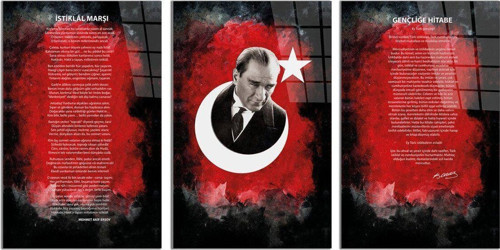 Atatürk - İstiklal Marşı - Gençliğe Hitabe4 (Toplam 3 parça)