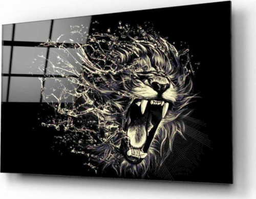 Aslan Cam Tablo