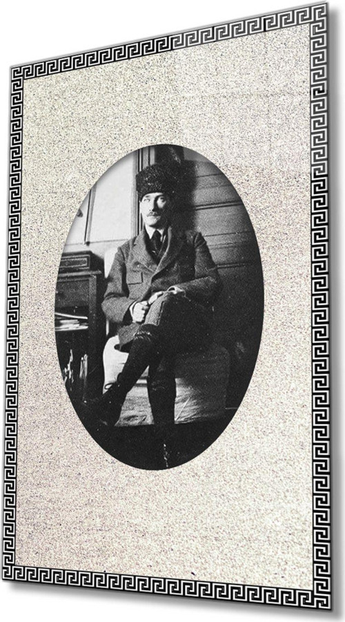 Atatürk Cam Tablo 4 mm Dayanıklı Temperli Cam