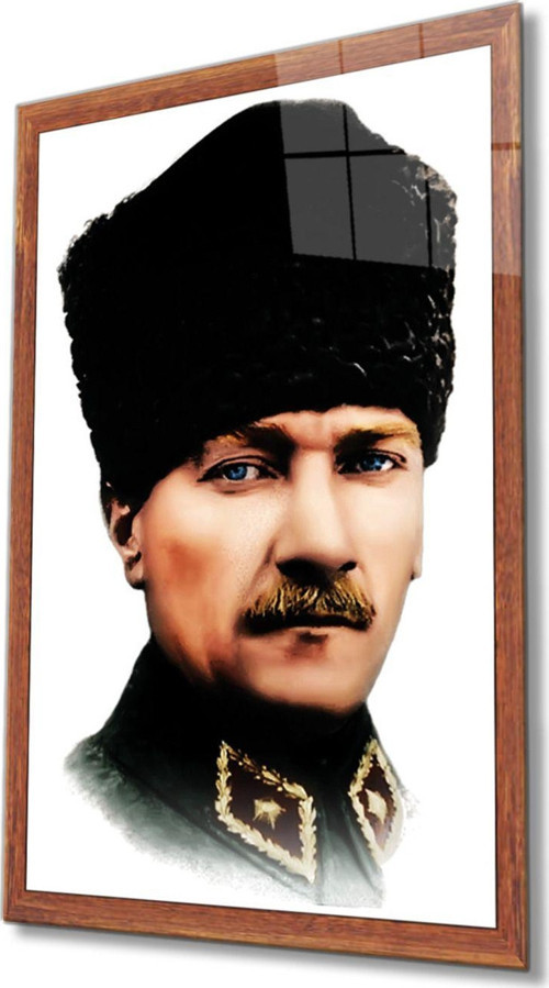 Atatürk Cam Tablo 4 mm Dayanıklı Temperli Cam
