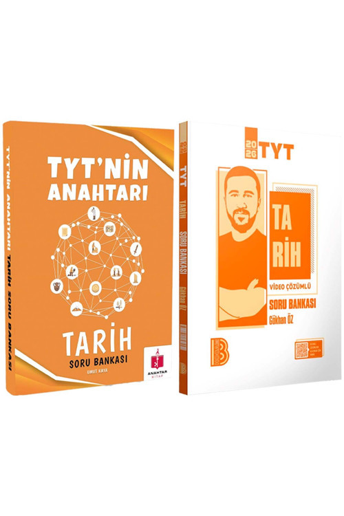 2026 Anahtar Kitap Tyt Tarih Soru Bankası Ve Benim Hocam Tyt Tarih Soru Bankası
