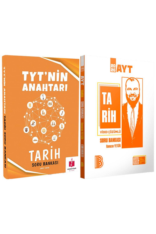 2026 Tyt'nin Anahtarı Tarih Soru Bankası Benim Hocam Ayt Tarih Soru Bankası Ramazan Yetgin