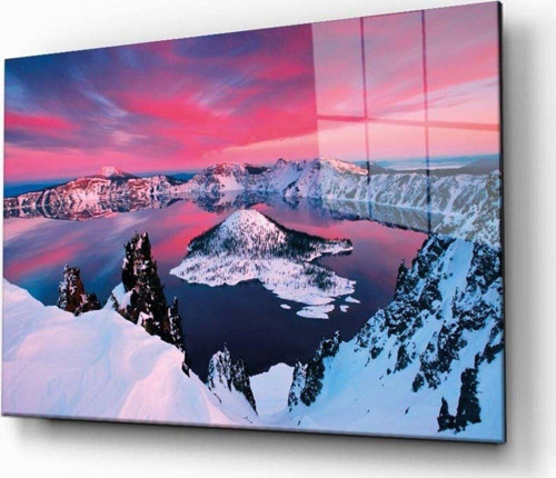 Doğa Manzara Cam Tablo 4 mm Dayanıklı Temperli Cam