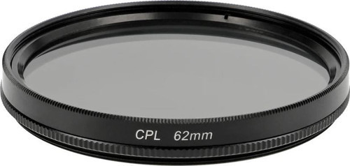 62mm CPL Polarize Filtre – Dairesel (Circular) Polarizasyon, Yansıma Önleyici, Metal Çerçeve