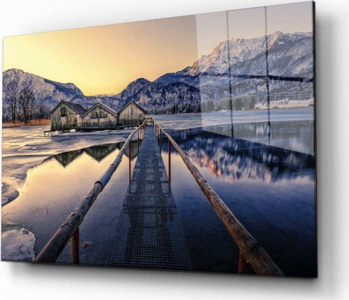 Doğa Manzara Cam Tablo 4 mm Dayanıklı Temperli Cam