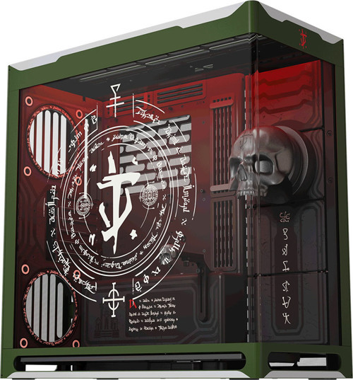 HS 420 DOOM The Dark Ages Limited Edition RGB Temperli Cam USB 3.2 Mid Tower ATX Gaming Kasa