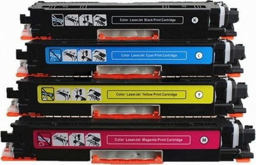 Laserjet CLP-7010 Uyumlu 4 Renk Muadil Toner Seti CRG-729