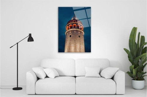 Galata Kulesi Cam Tablo 50x70 Cm