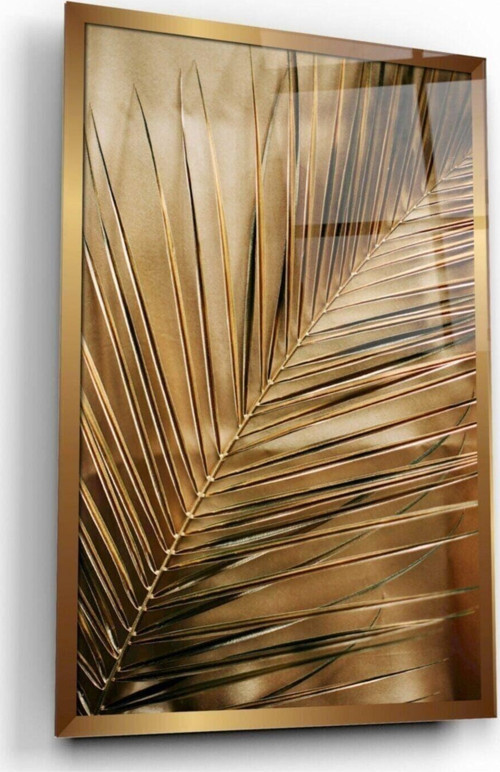 Gold Desen Cam Tablo