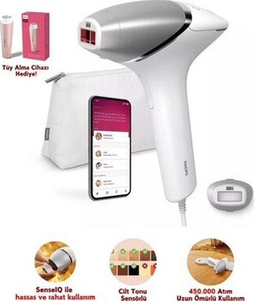 lumea Lazer Epilasyon Ipl Tüy Alma Cihazı, Senseıq Teknolojili, 1 Akıllı Başlık + Tüy Alma Cihazı, Uzun Kablo ile Esnek Kullanım, Cilt Tonu Sensörlü +Mutfak Tartısı (Onerous)