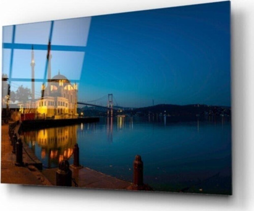 Istanbul Manzarası Cam Tablo 50x70