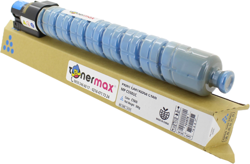 Ricoh 841163 / Aficio MPC4000 / MPC4501 / MPC5000 / MPC5501 Mavi Muadil Toner
