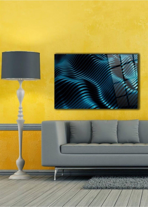 Modern Tablo Dijital Sanat Cam Tablo 70 X 110çok Renkli