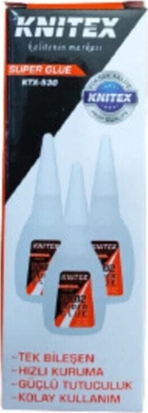 502 Japon Yapıştırıcı 20 Gram Süper Glue 3 Adet