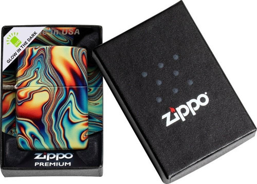 Zippo Çakmak 48612 Colorful Swirl Pattern 4