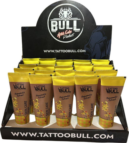 Bull Skin Care Professional After Care Cream – Dövme Bakım Kremi (50 ml × 20'li Koli)