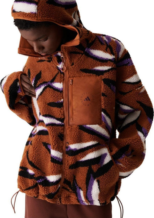 by Stella McCartney Jacquard Fleece Kapüşonlu Üst IK9340