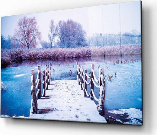 Doğa Manzara Cam Tablo 4 mm Dayanıklı Temperli Cam