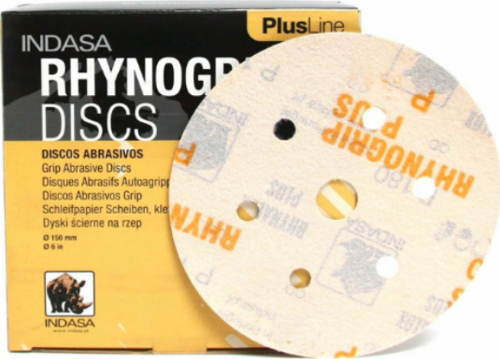 Rhynogrıp Plus Dısc 150Mm Hookıt Disk Zımpara 6 Delik P150 50 Adet